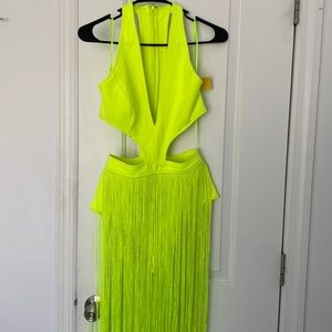 Lime green whole swimsuit